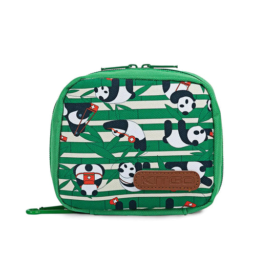 Kitgo First Aid Kit for Kidswith 107 Piece Medical Suppliers Trauma Emergency Kits for CarHomeTravel.BackpackGreen