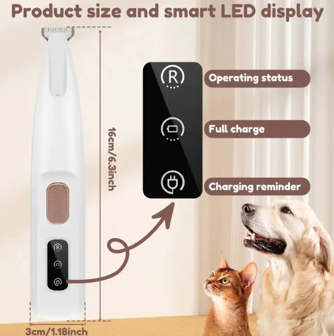 Nestoria Wellness Paw Trimmer w/LED Light